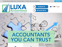 Tablet Screenshot of luxa.com.au